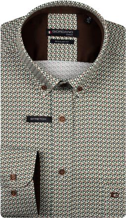 Giordano casual overhemd Giordano groen
