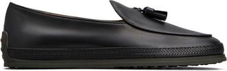 Tod's leather loafers - men - Leather/Calf Leather/Rubber - 8.5 - Black