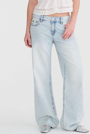 A&eacute;ropostale Low-Rise Baggy Wide Leg Jean