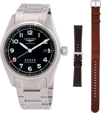 Longines Spirit Prestige Edition Automatic Black Dial Mens Watch L3.811.4.53.9
