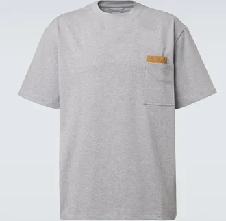 Bottega Veneta Intrecciato cotton-blend jersey T-shirt
