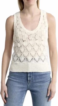 Ramy Brook Tatiana Knit Tank In Ivory