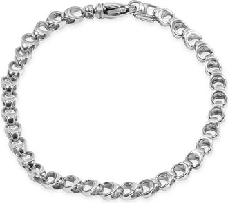 Pompeii3 Mens Link Rolo 14k Gold (17gram) or Platinum (28gram) 5.5mm Bracelet 8