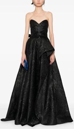 Saiid Kobeisy Brocade Long Dress