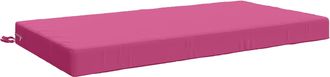 vidaXL Almohada Para El Asiento Soest 100% Poli&eacute;ster Rosa Vidaxl