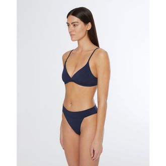 Onia Malin Bikini Top in Deep Navy at Nordstrom, Size X-Small