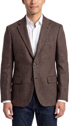 Corneliani Cc Collection Geometric Wool & Cashmere-Blend Blazer