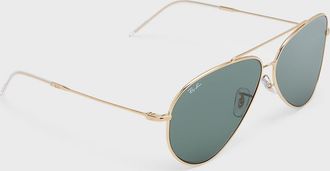 Ray-Ban Men & apos;s Aviator Reverse Metal Aviator Sunglasses, 62MM