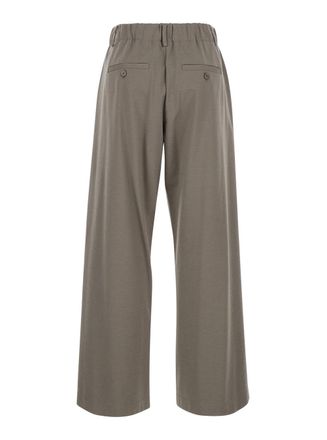 Brunello Cucinelli Womens Trousers Beige Cotton-Blend