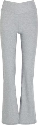 Vuori Clothing Elevation Rhythm Flare Stretch-jersey Legging - Grey - XL (UK16 / XL)