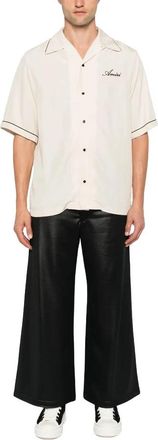 Amiri Shirt met korte mouwen - Heren - Korte mouwen Overhemden - Beige - XL - Overhemden