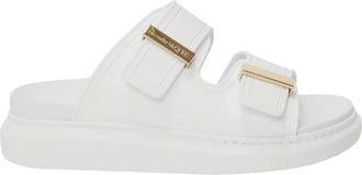 Alexander McQueen Schoenen, Dames, Wit, 39 1/2 EU, Witte Rubberen Damesschoenen