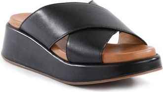 Seychelles Key Largo Wedge Slide Sandal in Black at Nordstrom, Size 6.5
