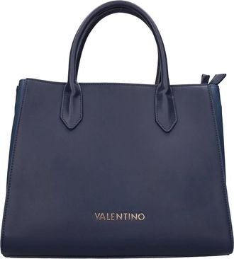 Mario Valentino Faux leren tas - Dames - Shoppers - Blauw - ONE Size - Leer - Tassen