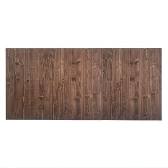NATYAL Cabecero de cama de madera maciza en tonos oscuros 200x75cm