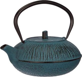 Lacor Tetera De Hierro Fundido Azul - Capacidad 1,1 Litros