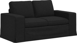vidaXL Sof&aacute; Negro 162 X 80 X 82 Cm Tela Vidaxl