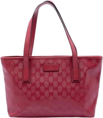 Gucci Pre-owned Tote Bags, female, Red, Size: ONE SIZE Pre-owned Vintage Tote