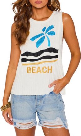VICI Collection Beach Bound Sleeveless Sweater in Cream at Nordstrom, Size X-Small