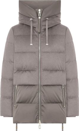 Duno Keiko Parka - Dames - Winterjassen - Bruin - S - Wol - Jassen