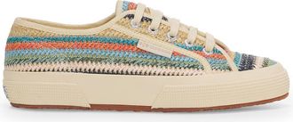 Superga 2750 Raffia Sneakers in Blue Weaving at Nordstrom, Size 35.5
