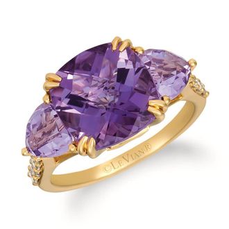 Le Vian Ladies Grape Amethyst Collection Rings set in 14K Honey Gold