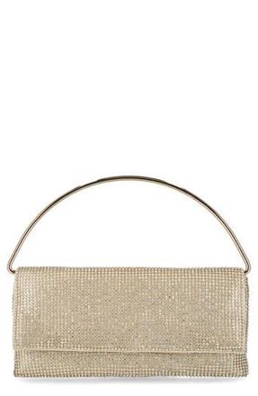 Jessica McClintock Isa Crystal Clutch in 39N-Lt Gold at Nordstrom Rack