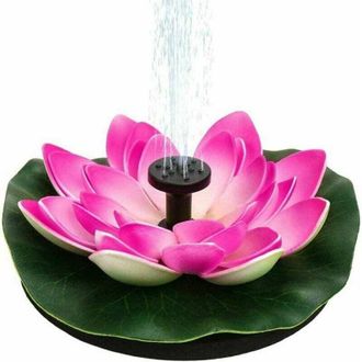 OEM Decoraci&oacute;n De Estanque Con Nen&uacute;fares Y Loto: Fuente Flotante Solar Para Jard&iacute;n, Decoraci&oacute;n De Piscina Exterior