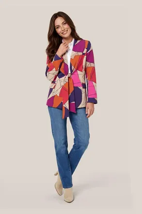Mart Visser Hannah Print Blazer Plum / Multi