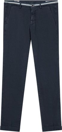 Mason's Slim-fit Chinobroek - Heren - Chinos - Blauw - S - Katoen - Broeken