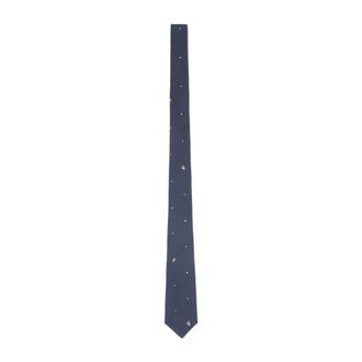 Paul Smith Dot Rabbit Tie - male - Paul Smith - Ties - Blue - ONE SIZE - Accessories