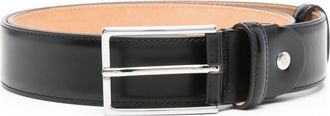 Doucal's leather buckled belt - men - Calf Leather - One Size - Black