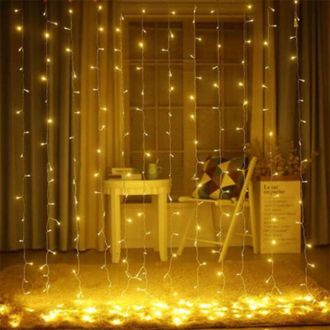 OEM Guirnalda De Luces Para Exteriores, 600 Led, 6 M X 3 M, 8 Modos, Impermeable, Resistente A Las Heladas, Decoraci&oacute;n De Ventanas Para Navidad, Bodas, Cu
