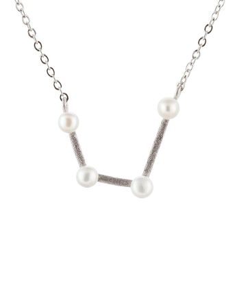 Splendid Pearls Dnu 0 Units Sold Splendid Pearls Silver 2-3Mm Pearl Zodiac Pendant Necklace