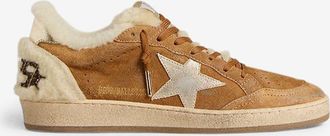 Golden Goose Vintage Wildleder-Sneakers Ball Star