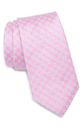 Nordstrom Landon Neat Silk Jacquard Tie in Pink at Nordstrom