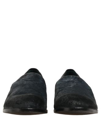 Dolce & Gabbana Suede Slip-On Loafers - Blue