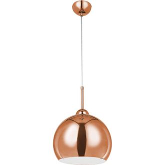 Premier Housewares Ceiling Lights Copper Finish Round Shape 3 Pendant Light Antique Ceiling Lighting Contemporary Pendant Hanging Lighting For