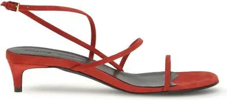 Khaite Multicolor Calf Leather Bos Taurus Stiletto Heel Womens Sandals