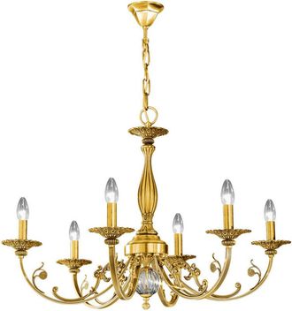 Kolarz Pisani Candelabros De Varios Brazos, 6 Luces, Oro Franc&eacute;s - Kolarz