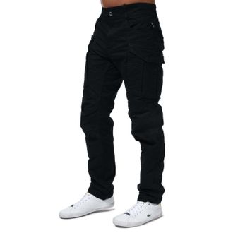 Replay Mens Joe Cargo Trousers in Charcoal Cotton - Size 36 Regular