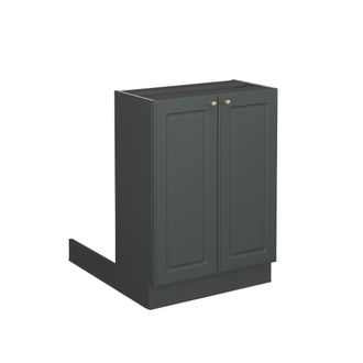 Vicco Isla De Cocina Fame-line, Verde Dorado Casa De Campo, 60 Cm Sin Encimera