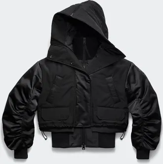 Canada Goose Blouson aviateur Claremont Tonal Label (Femmes, Taupe Grey/Sagebrush/Black, TG)