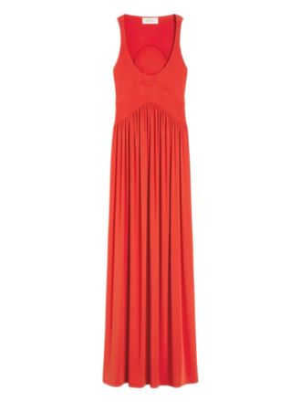 Sportmax Viscose Cr&ecirc;pe Arricci Midi Dress