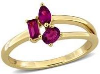 Delmar Multiple Cut Rhodolite Cluster Ring in Pink at Nordstrom Rack, Size 7