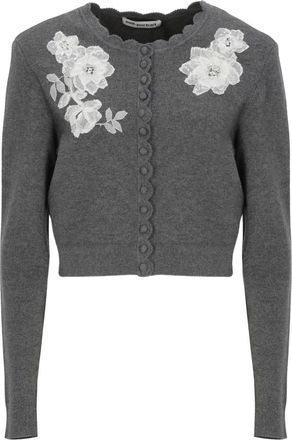 Self Portrait Donna, Maglie, Grigio, M, new