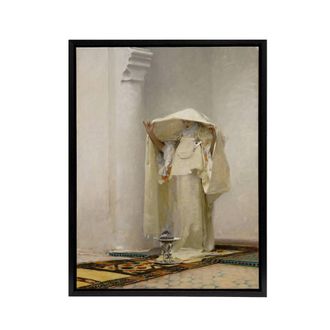 Artery8 Smoke of Ambergris John Singer Sargent Framed Canvas Wall Art Print | Size: W24 x H32