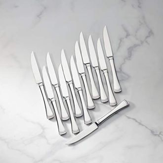 Lenox Portola 12-Piece Steak Knife Set, 3.60 LB, Metallic