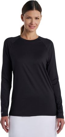 Coolibar Unisex Suntect Shield Shirt Performance Long Sleeve T-Shirt, UPF 50+ Sun Protection in Black at Nordstrom, Size Xx-Large