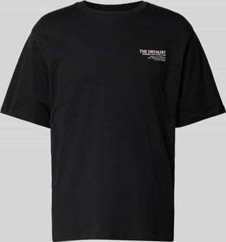 Jack & Jones Jack & Jones T-Shirt mit Label-Print Modell MARINA in Black, Gr&ouml;&szlig;e XXL